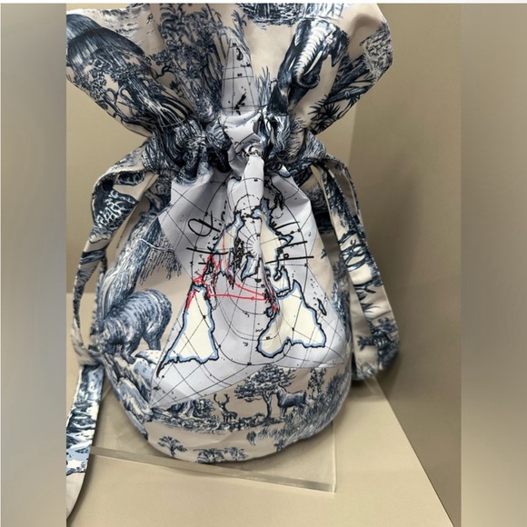 CHRISTIAN DIOR LIMITED EDITION AROUND THE WORLD POUCH & REFILLABLE ATOMIZER - Picture 3 of 8